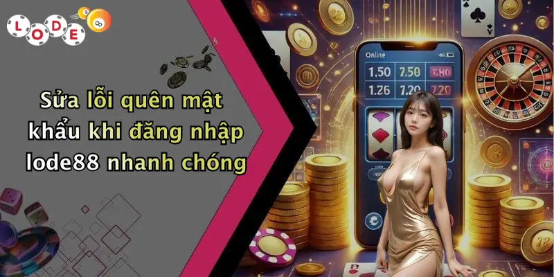 Sửa lỗi quên mật khẩu khi đăng nhập lode88 nhanh chóng